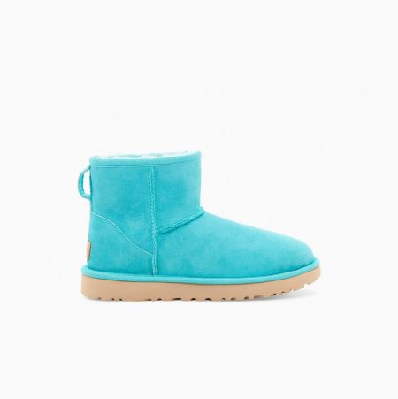 UGG Classic Mini II - Boots Dame - Lyse Blå (NO-L809)